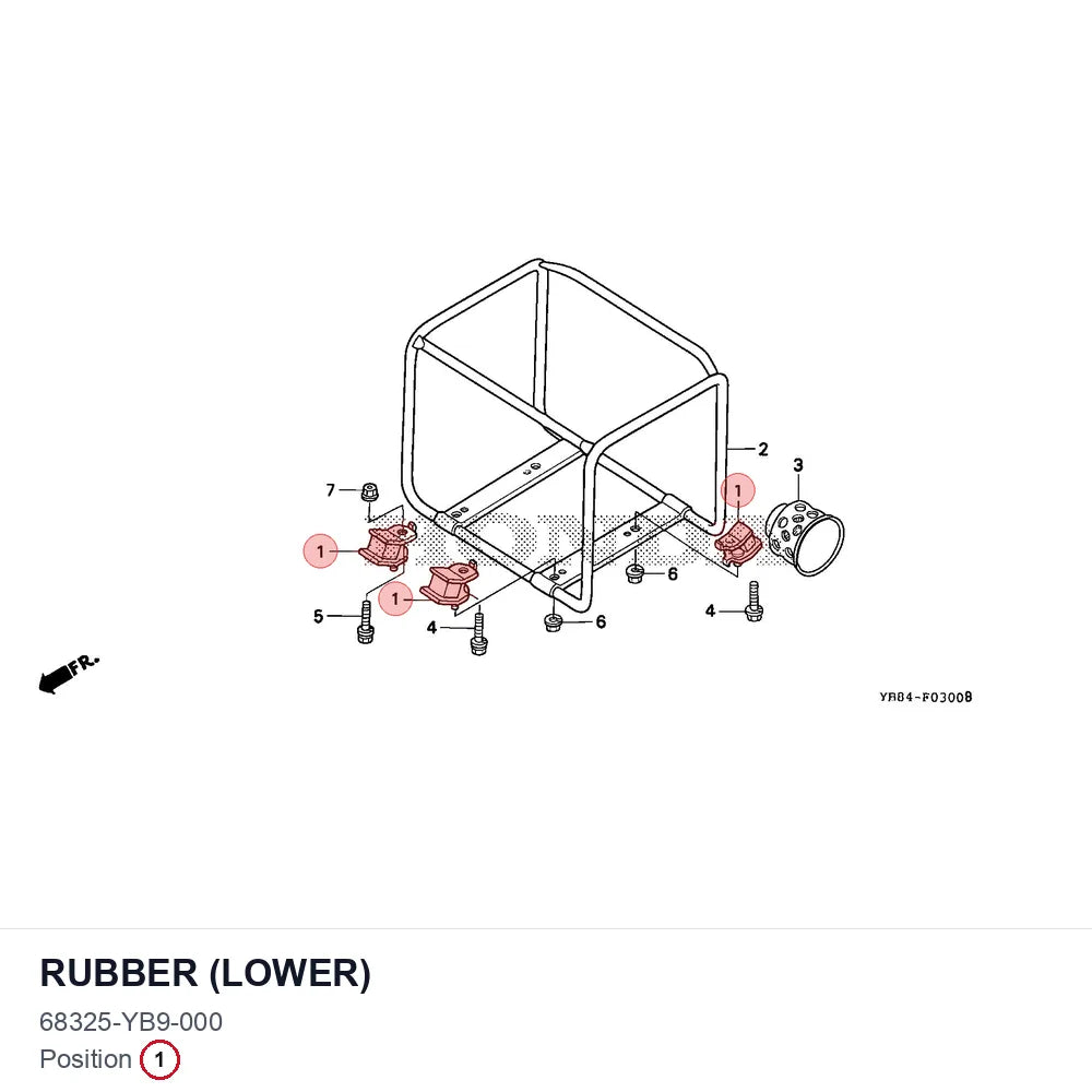 RUBBER (LOWER)