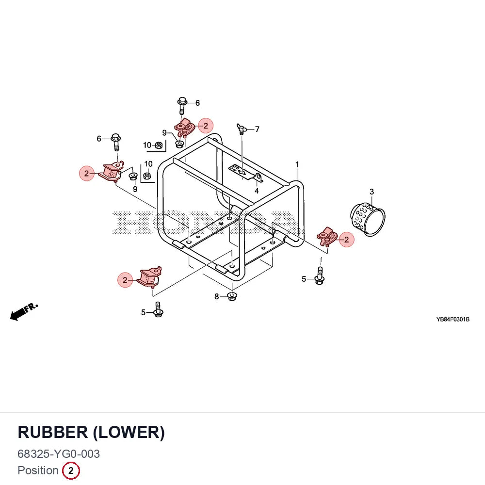 RUBBER (LOWER)