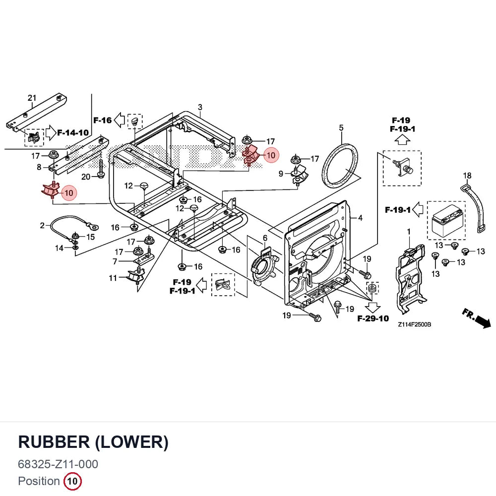 RUBBER (LOWER)