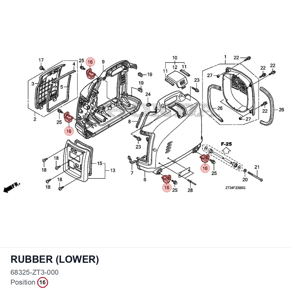 RUBBER (LOWER)