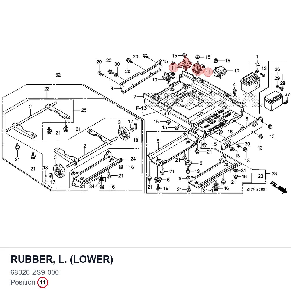 RUBBER, L. (LOWER)