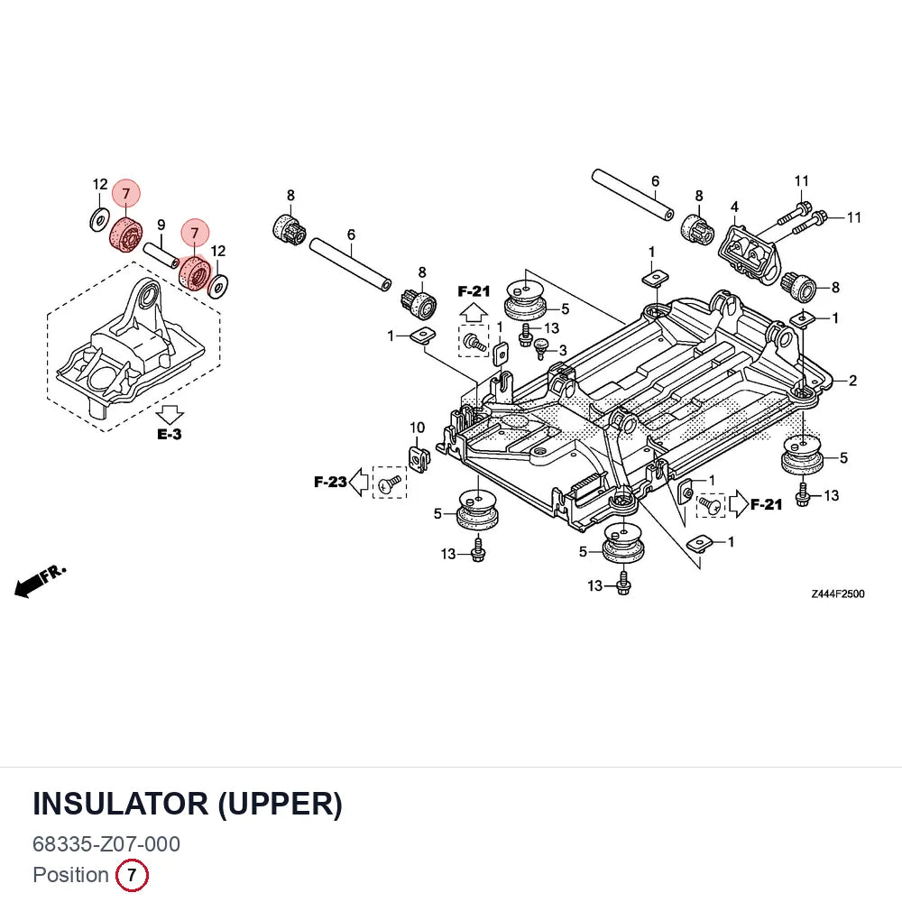 INSULATOR (UPPER)