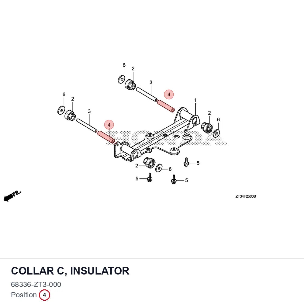 COLLAR C, INSULATOR
