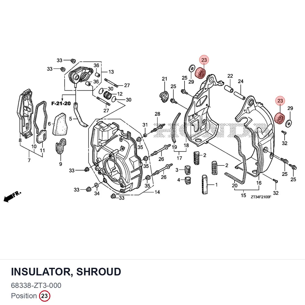 INSULATOR, SHROUD