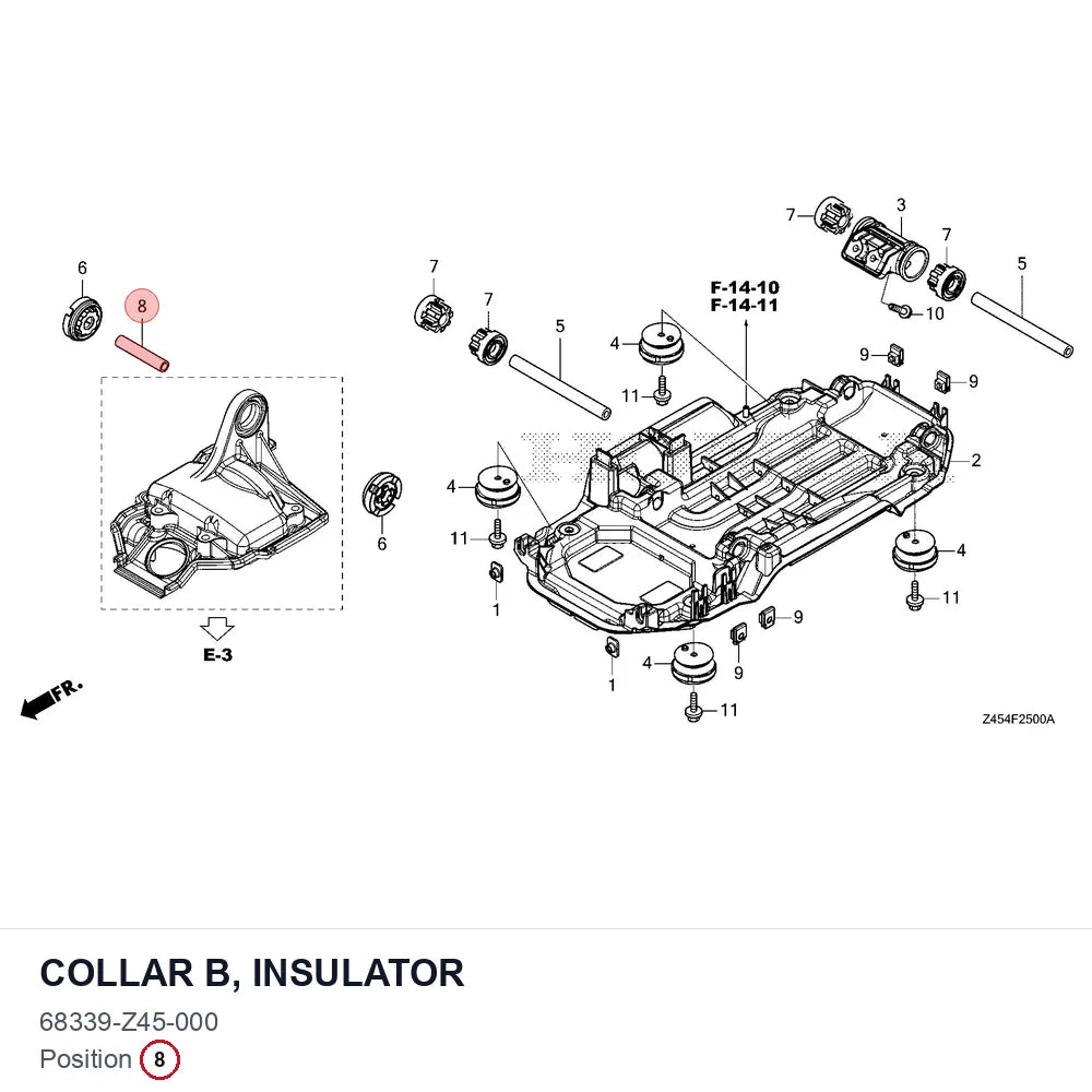 COLLAR B, INSULATOR