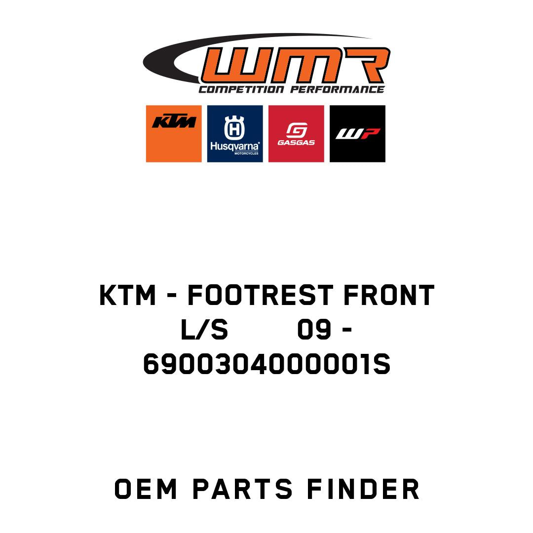 FOOTREST FRONT L/S 09