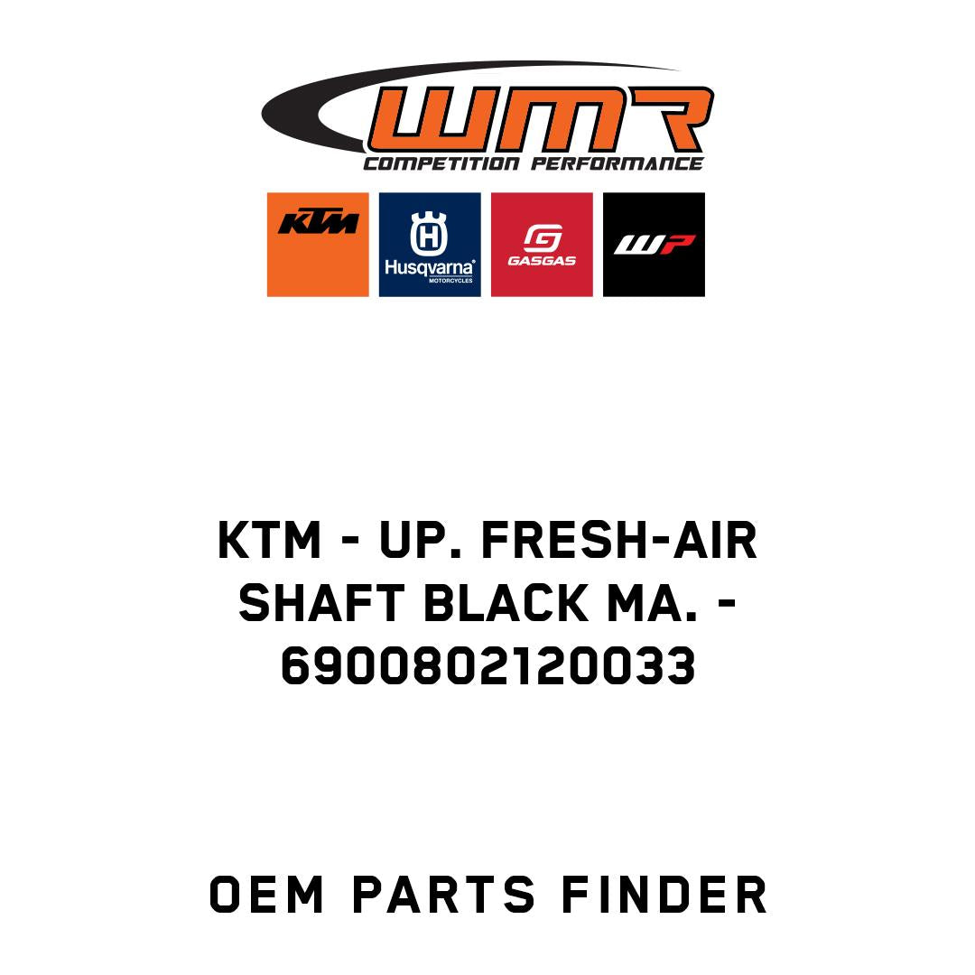 UP. FRESH-AIR SHAFT BLACK MA.