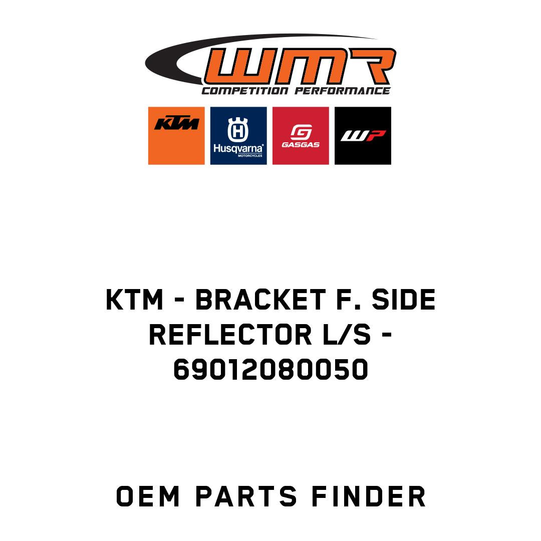 BRACKET F. SIDE REFLECTOR L/S