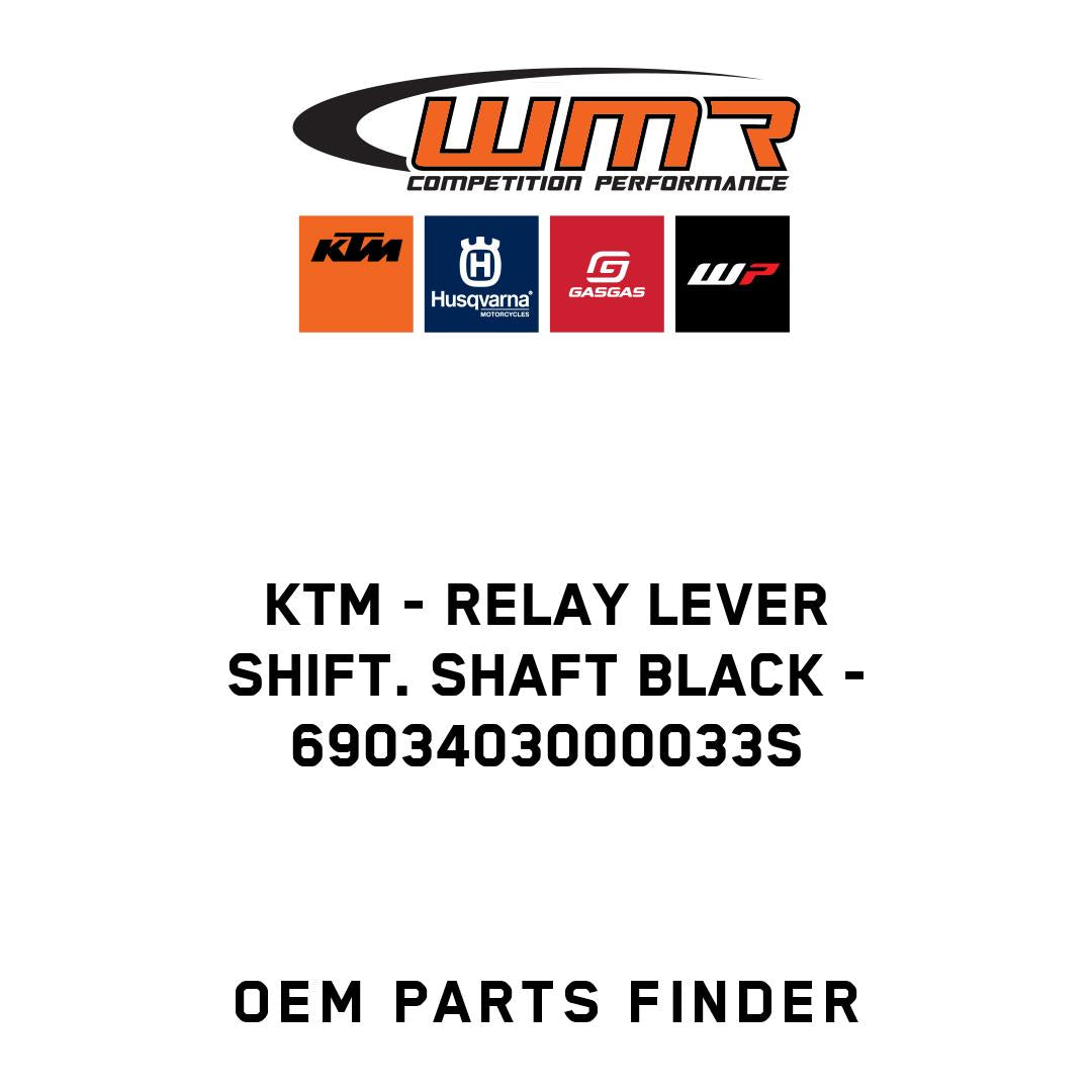 RELAY LEVER SHIFT. SHAFT BLACK