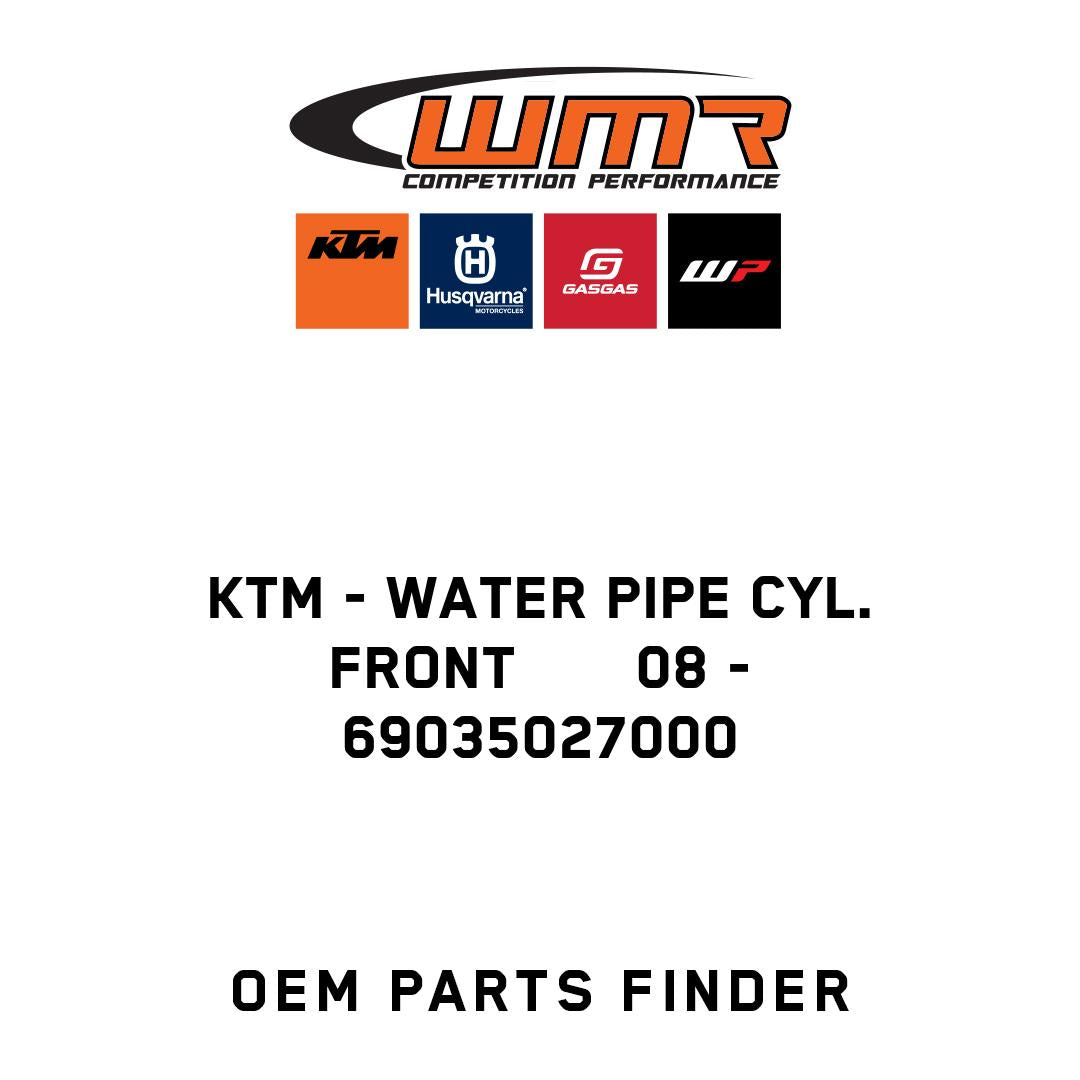 WATER PIPE CYL. FRONT 08