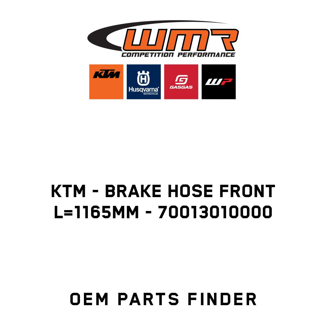 BRAKE HOSE FRONT L=1165MM