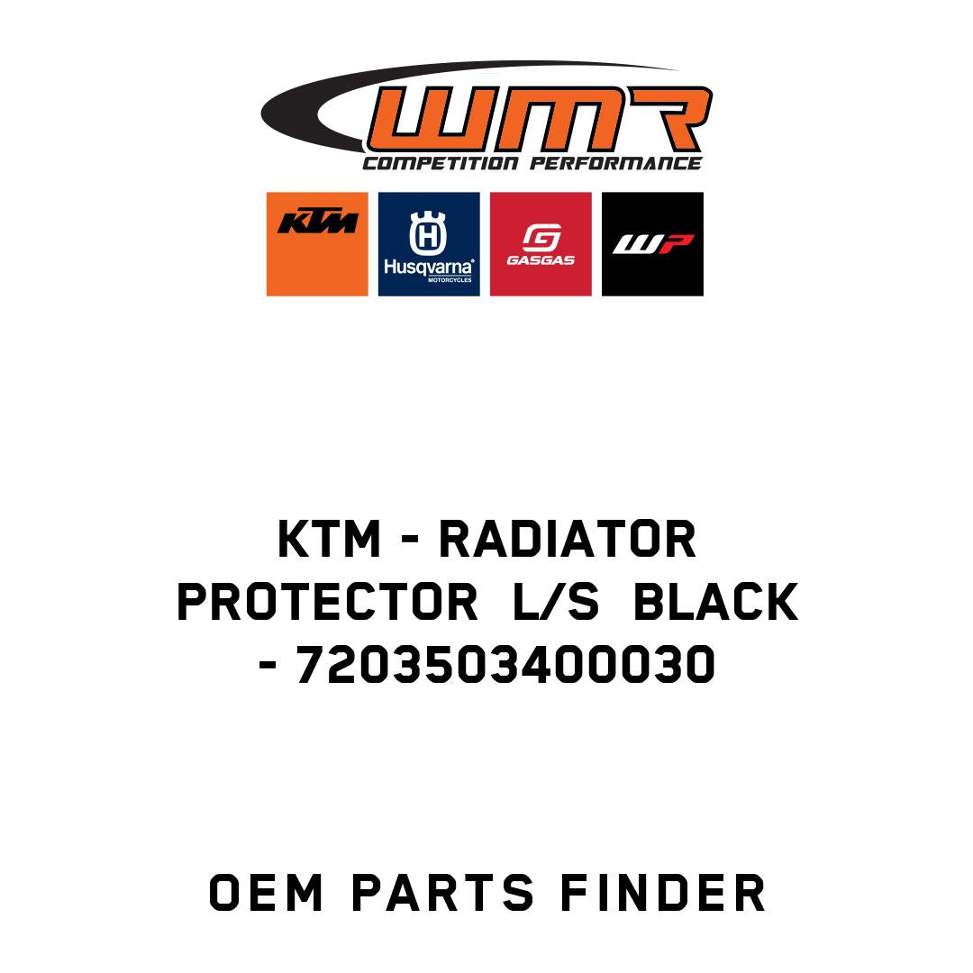 RADIATOR PROTECTOR L/S BLACK