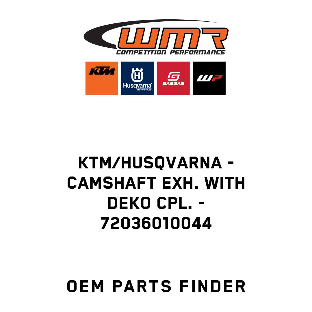 CAMSHAFT EXH. WITH DEKO CPL.