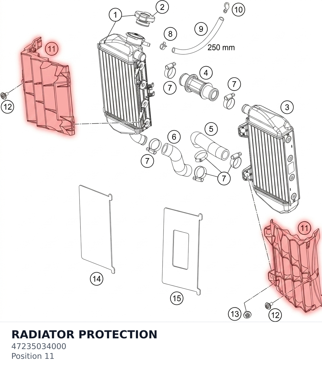 Diagram preview: RADIATOR PROTECTION (47235034000)