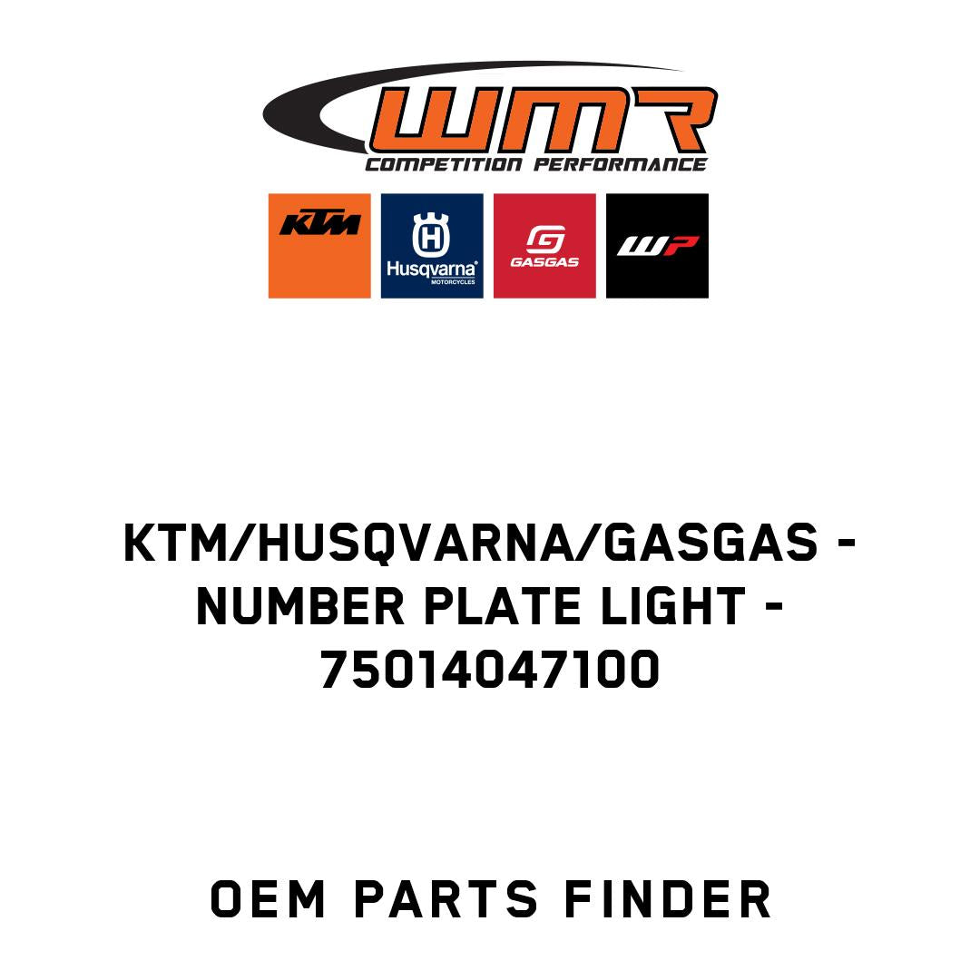 Number plate light