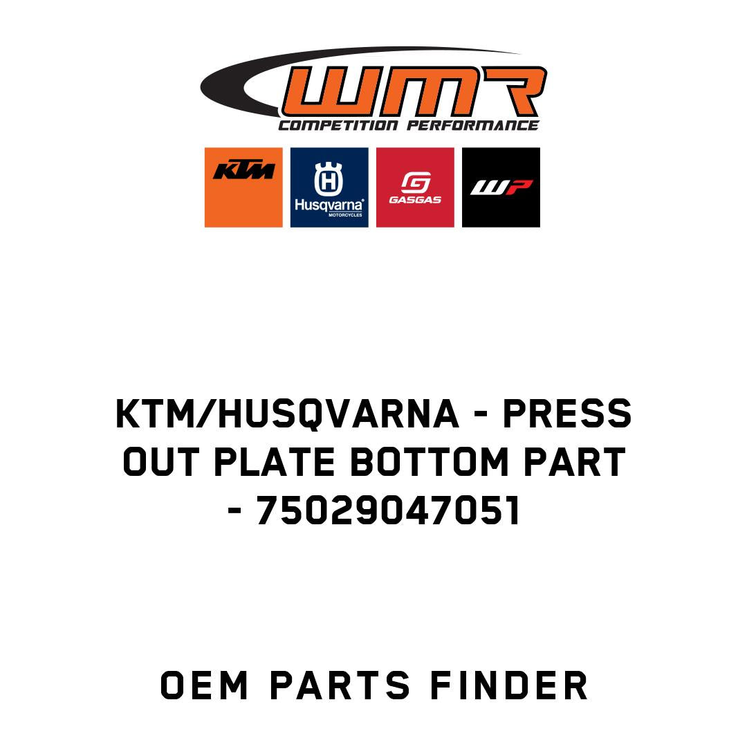 PRESS OUT PLATE BOTTOM PART