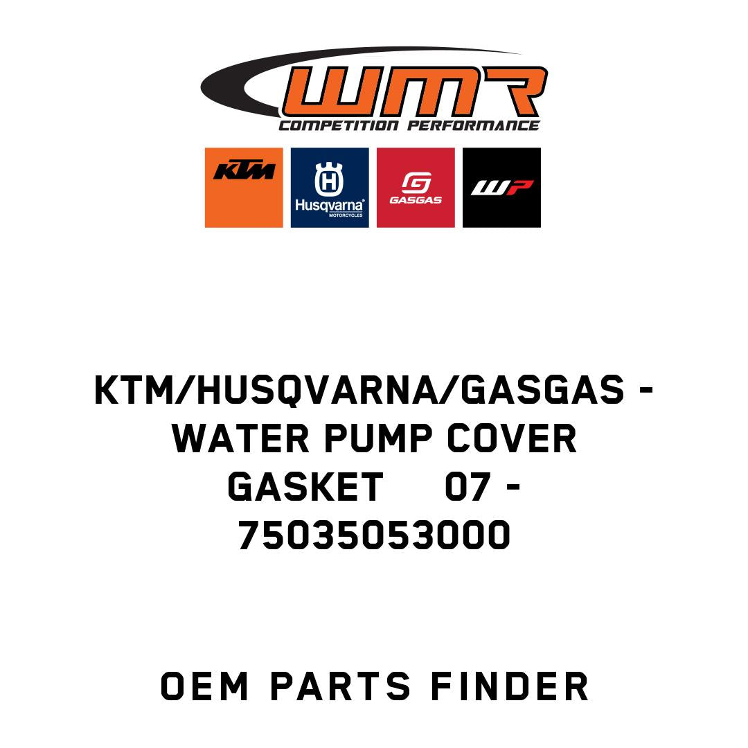 WATER PUMP COVER GASKET 07