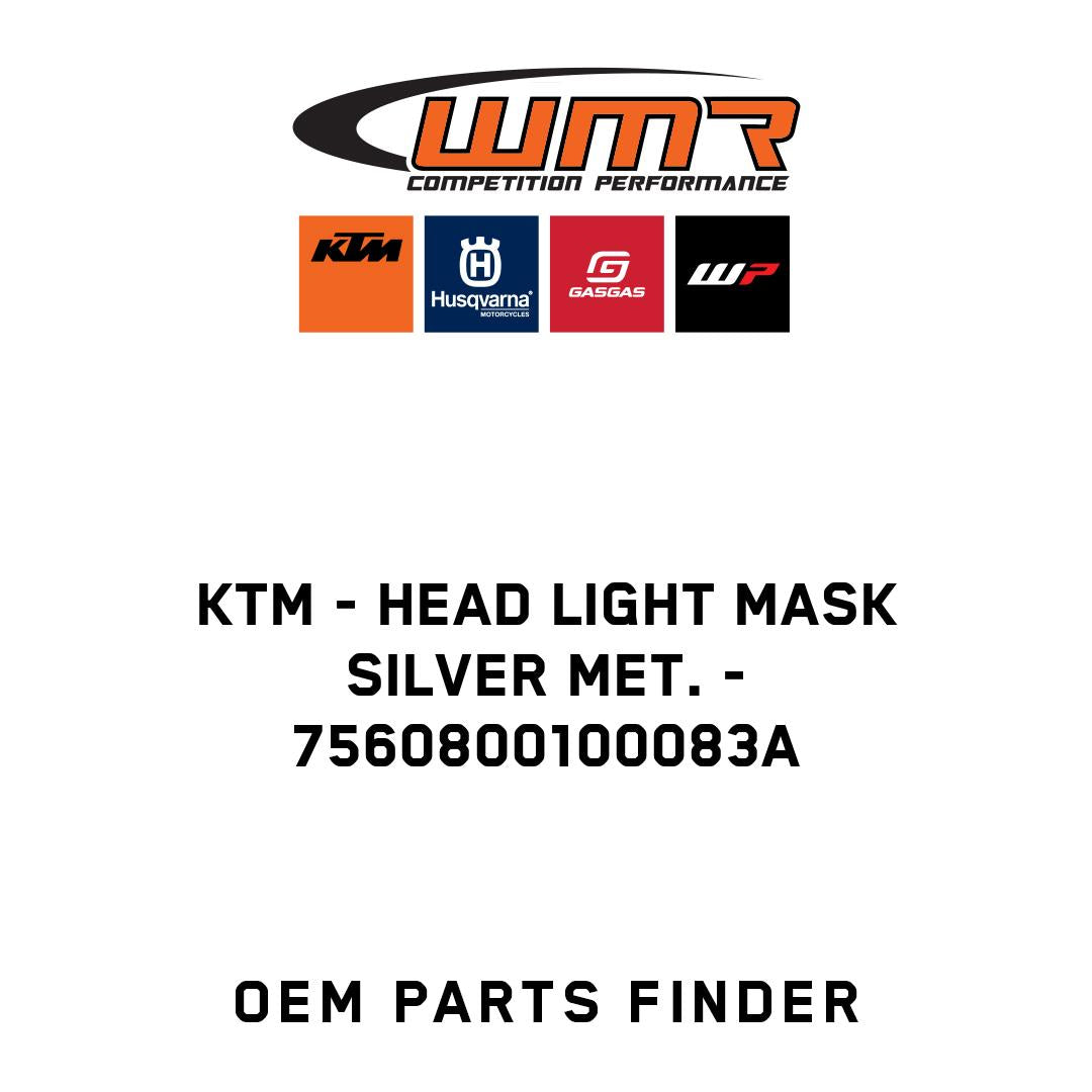 HEAD LIGHT MASK SILVER MET.