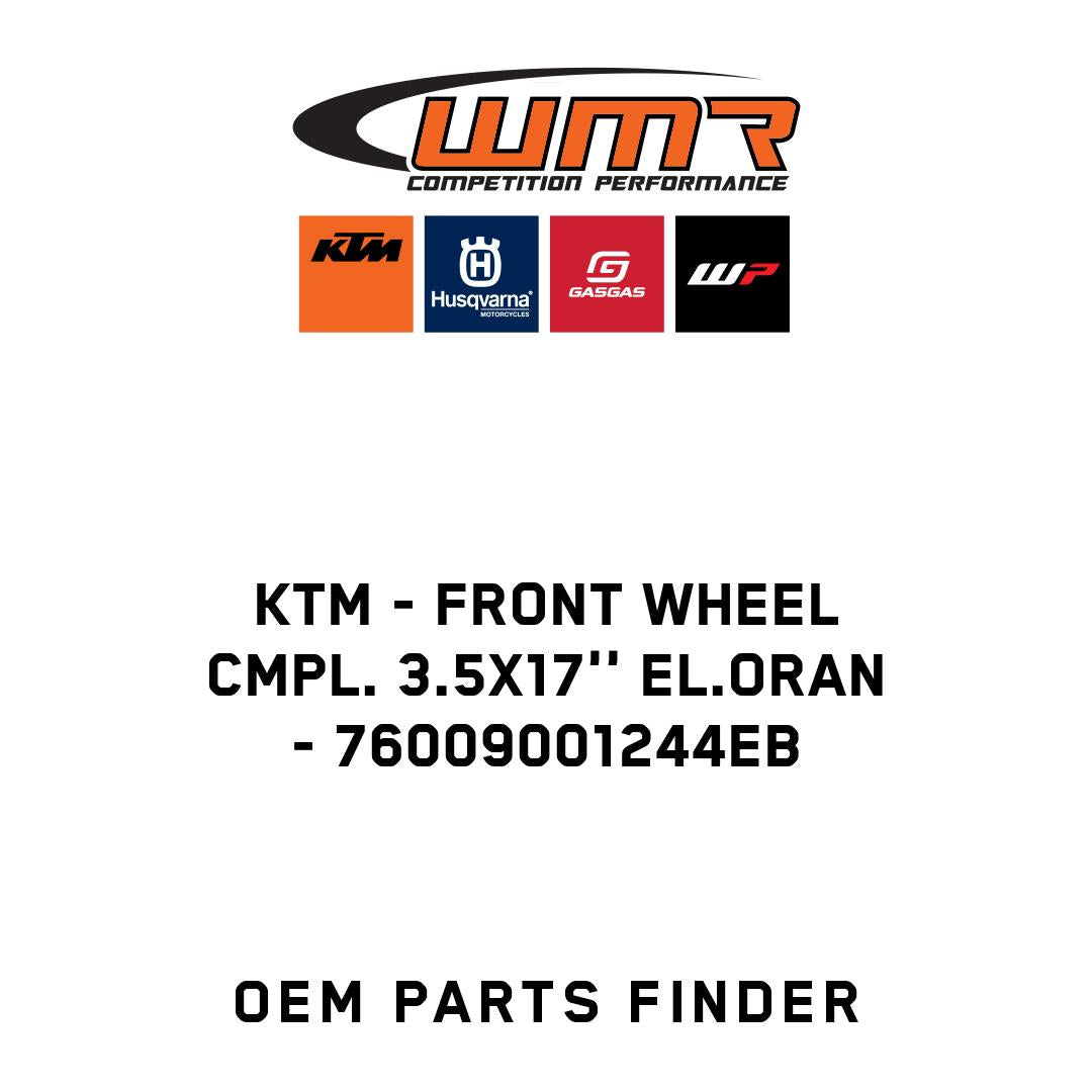 FRONT WHEEL CMPL. 3.5X17'' EL.ORAN