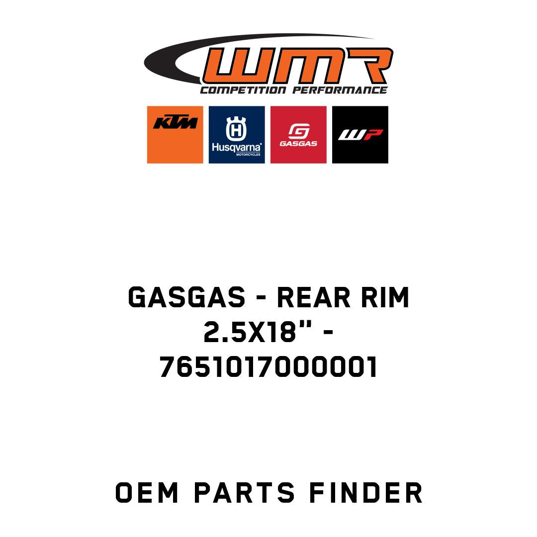 Rear rim 2.5x18"