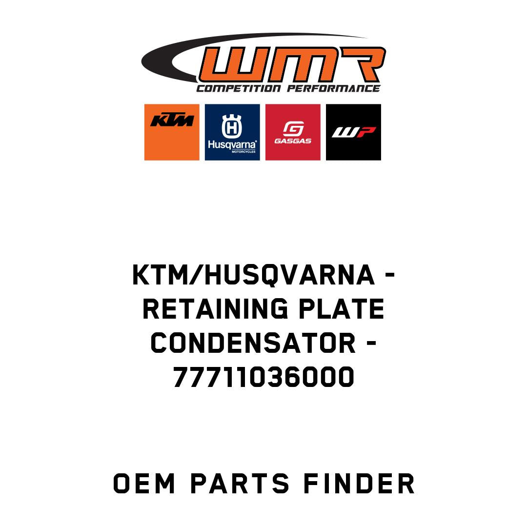 RETAINING PLATE CONDENSATOR