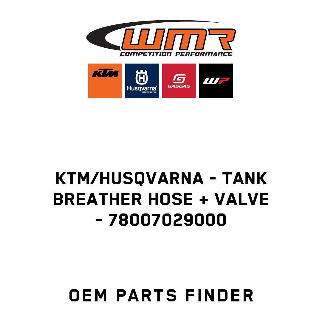 TANK BREATHER HOSE + VALVE