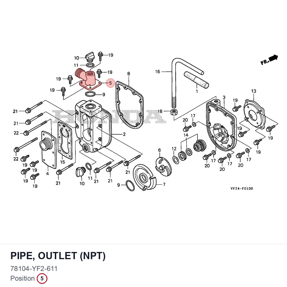 PIPE, OUTLET (NPT)