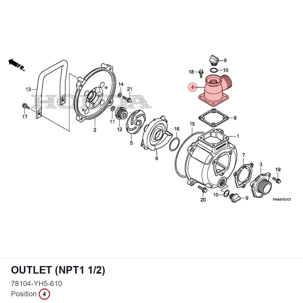 OUTLET (NPT1 1/2)
