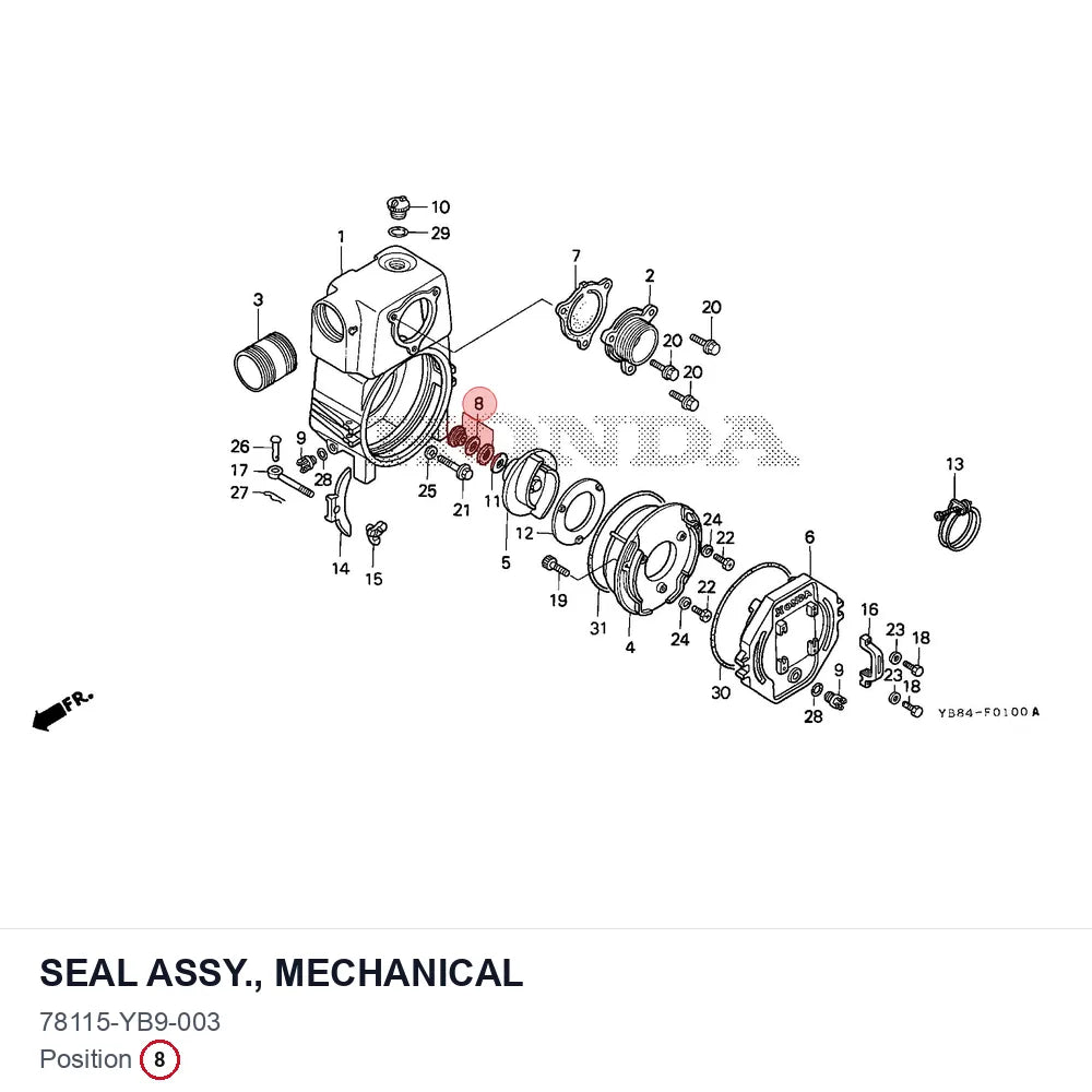 SEAL ASSY., MECHANICAL