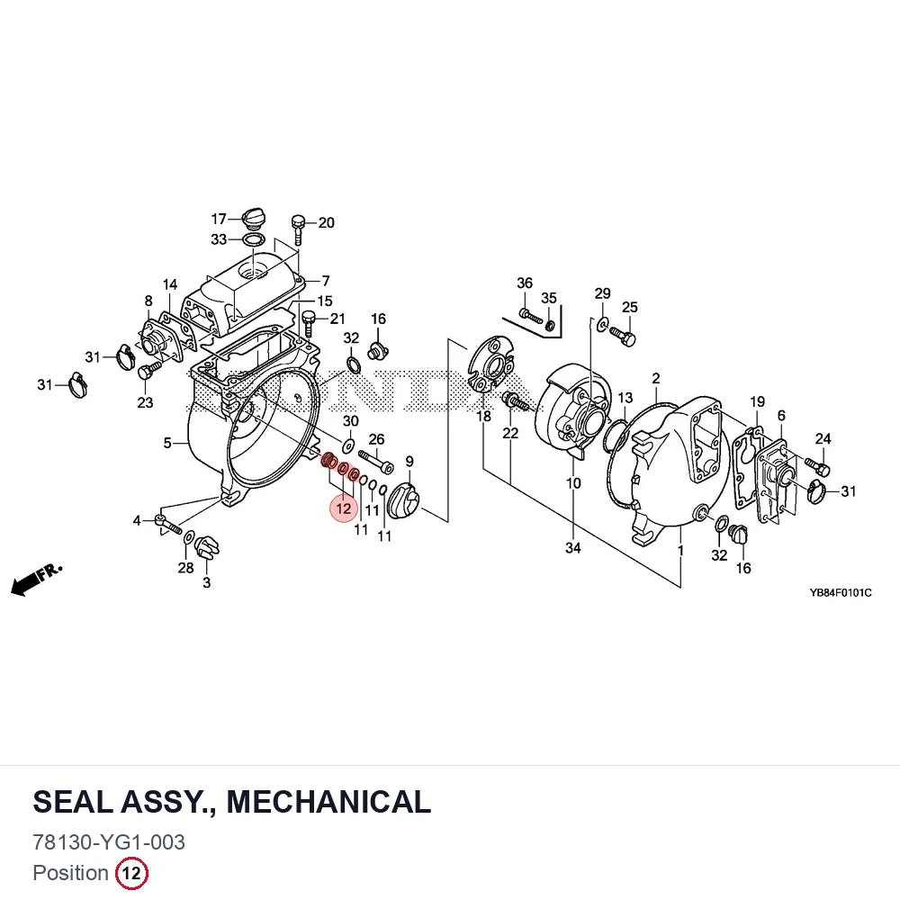 SEAL ASSY., MECHANICAL