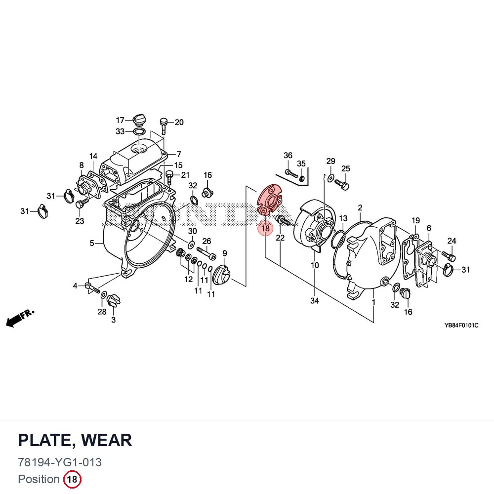 PLATE, WEAR