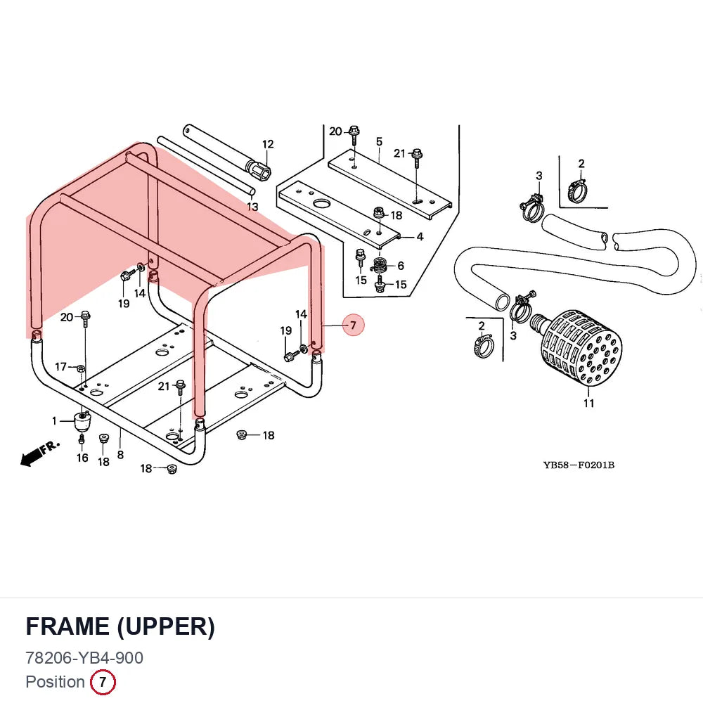 FRAME (UPPER)