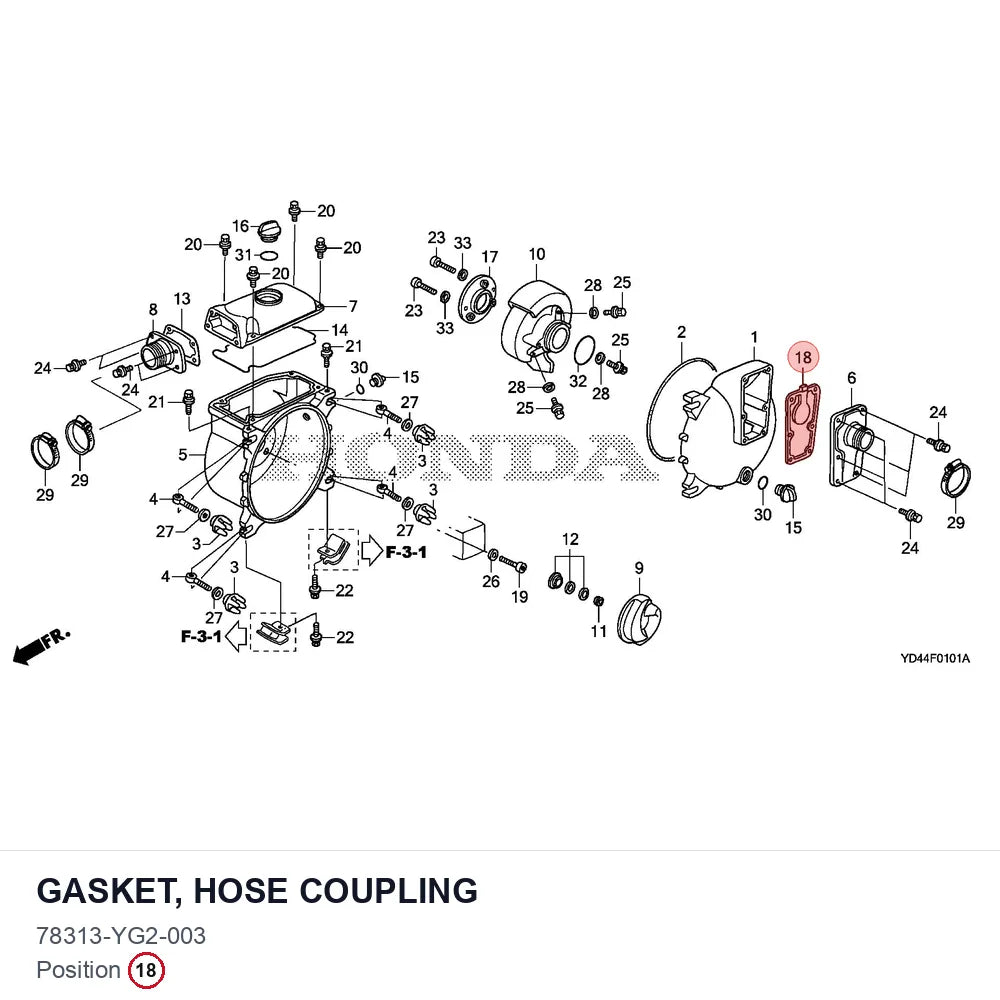 GASKET, HOSE COUPLING