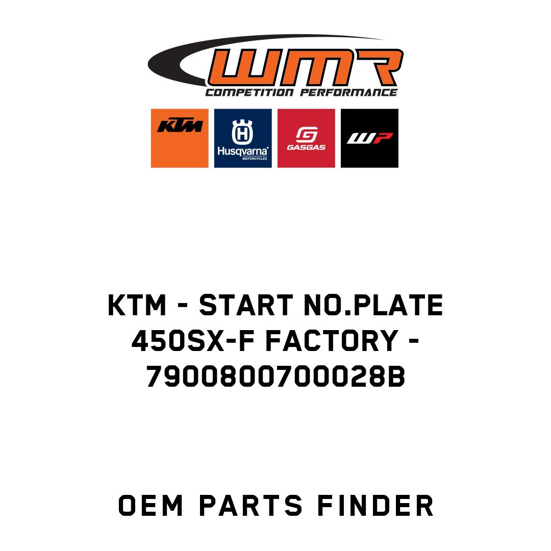 START NO.PLATE 450SX-F FACTORY