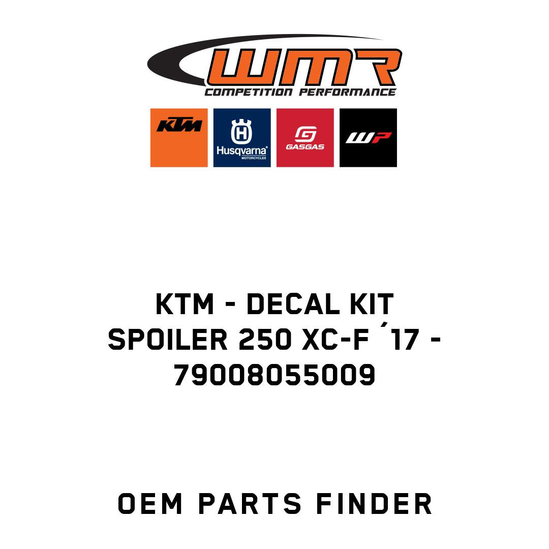 DECAL KIT SPOILER 250 XC-F ´17