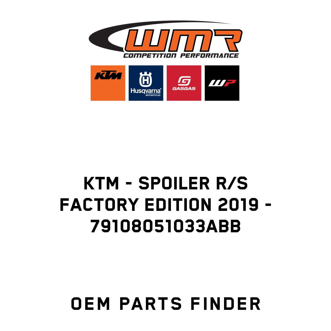 Spoiler R/S Factory Edition 2019