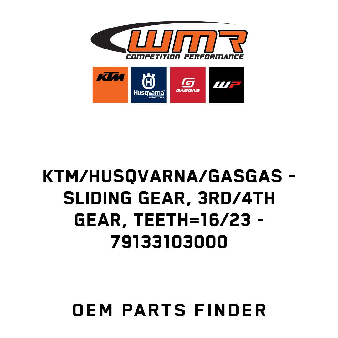 Sliding gear, 3rd/4th gear, teeth=16/23