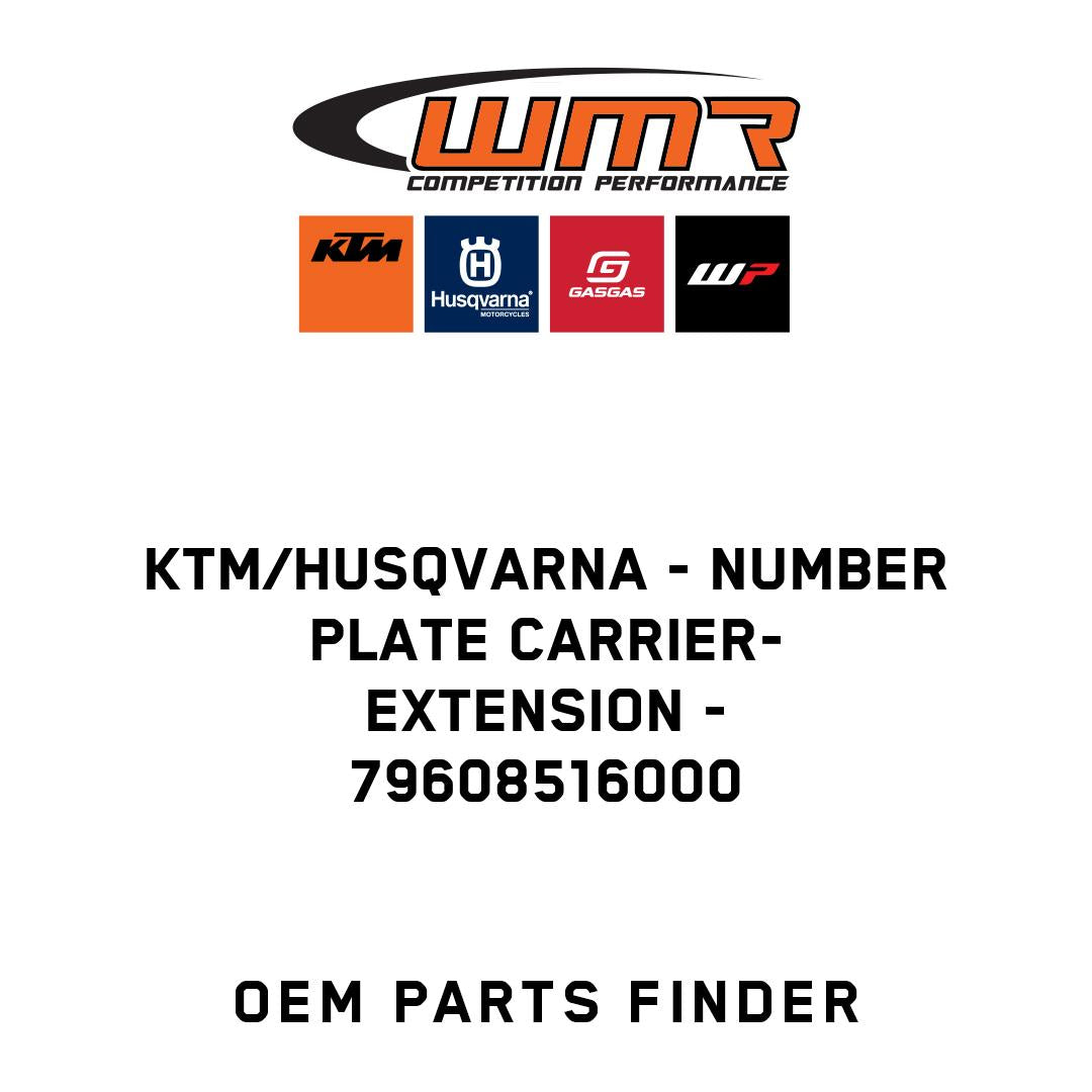 NUMBER PLATE CARRIER-EXTENSION