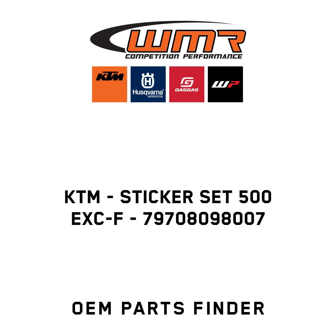 Sticker set 500 EXC-F