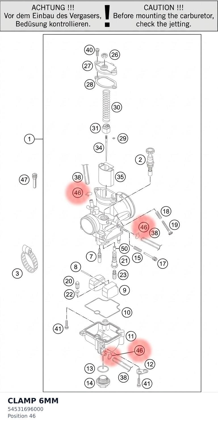 Diagram preview: CLAMP 6MM (54531696000)