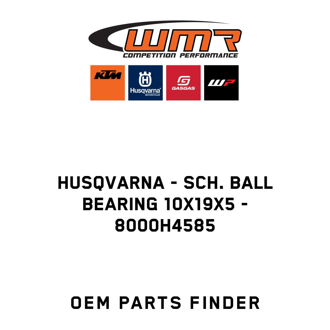 SCH. BALL BEARING 10x19x5