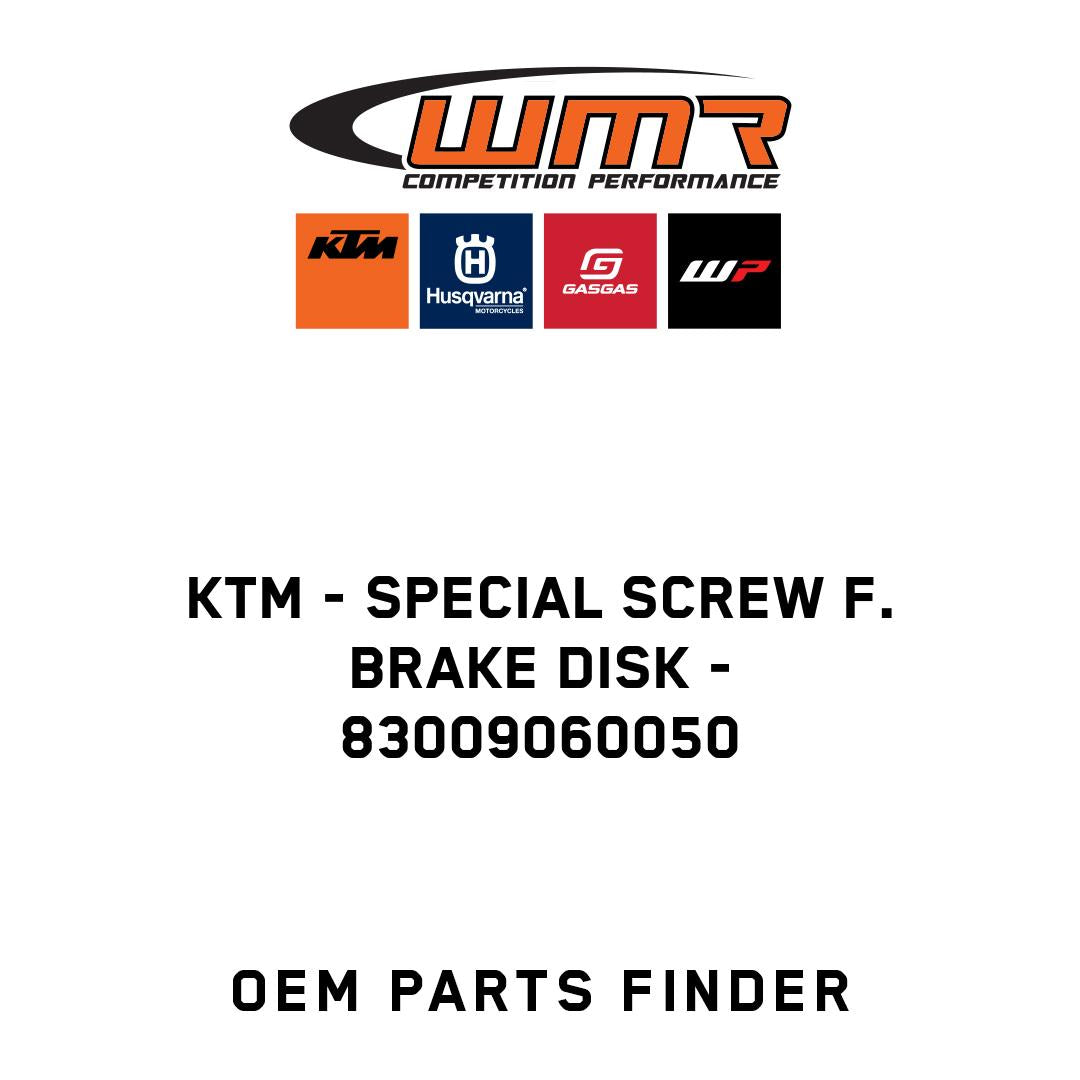 SPECIAL SCREW F. BRAKE DISK