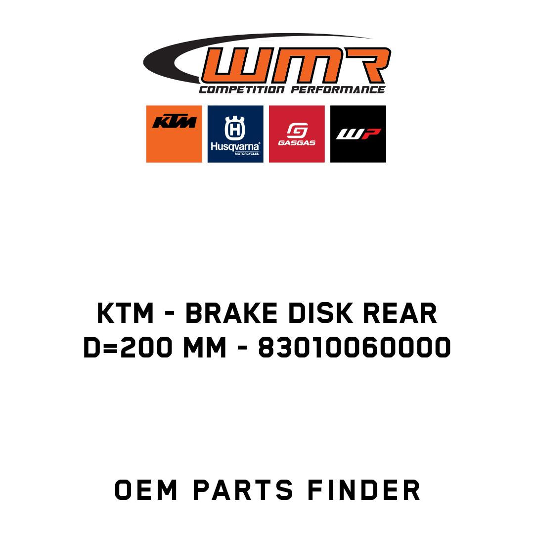 BRAKE DISK REAR D=200 MM