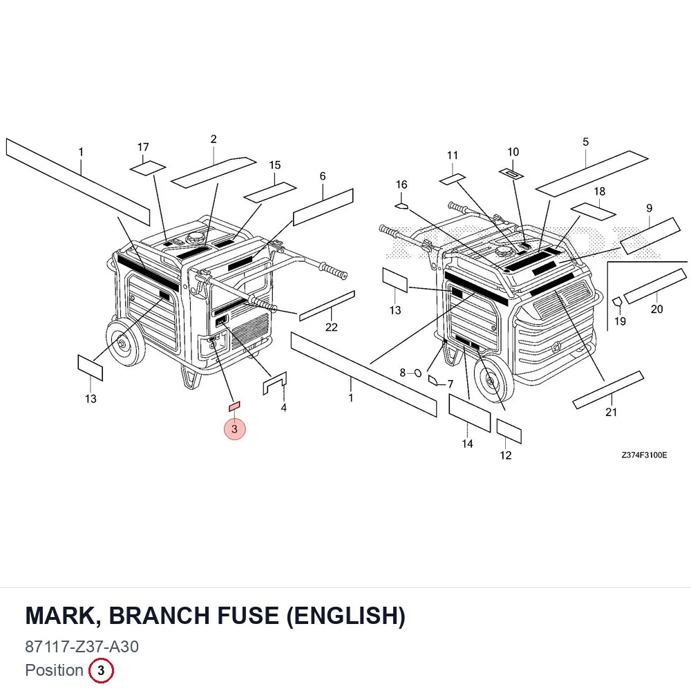 MARK, BRANCH FUSE (ENGLISH)
