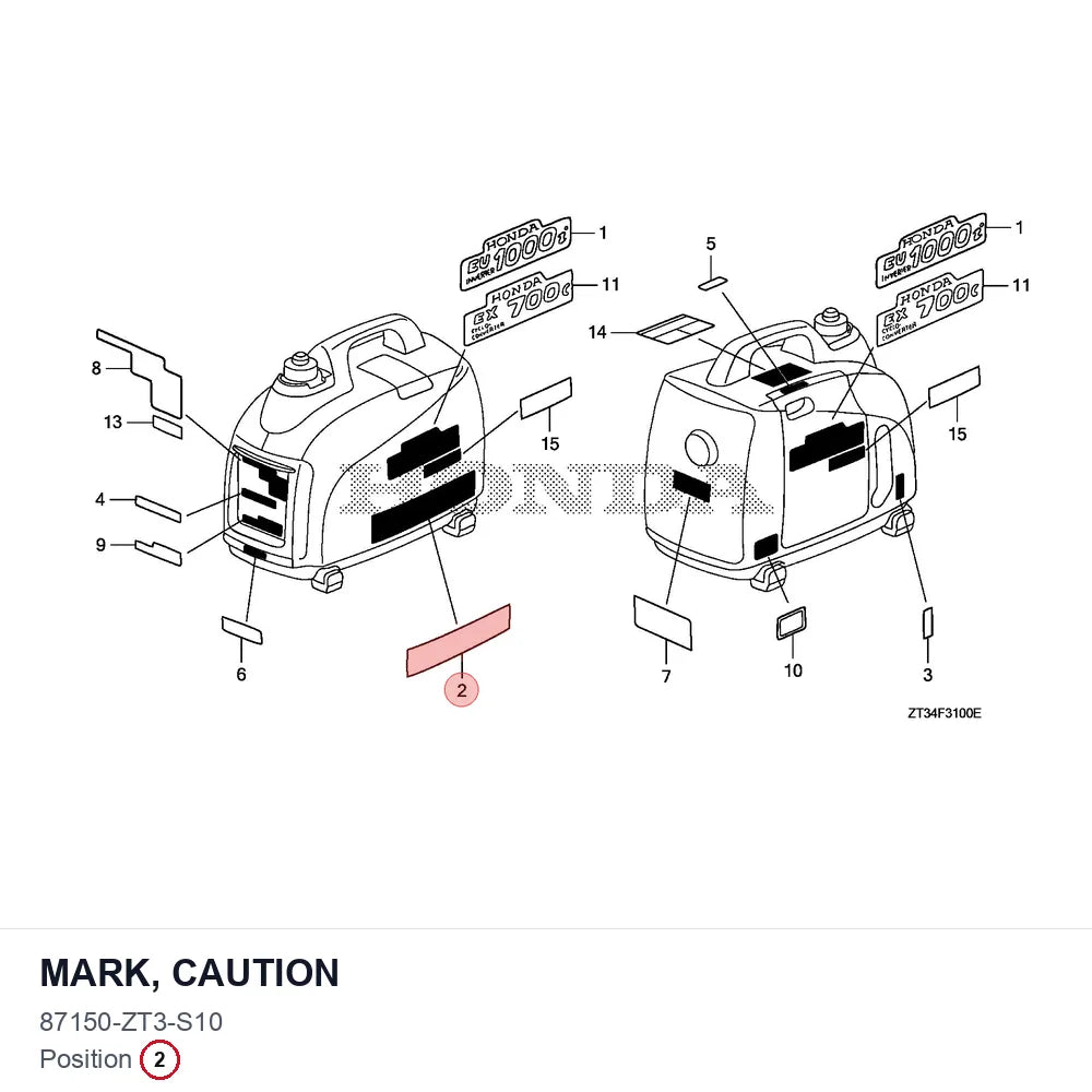MARK, CAUTION