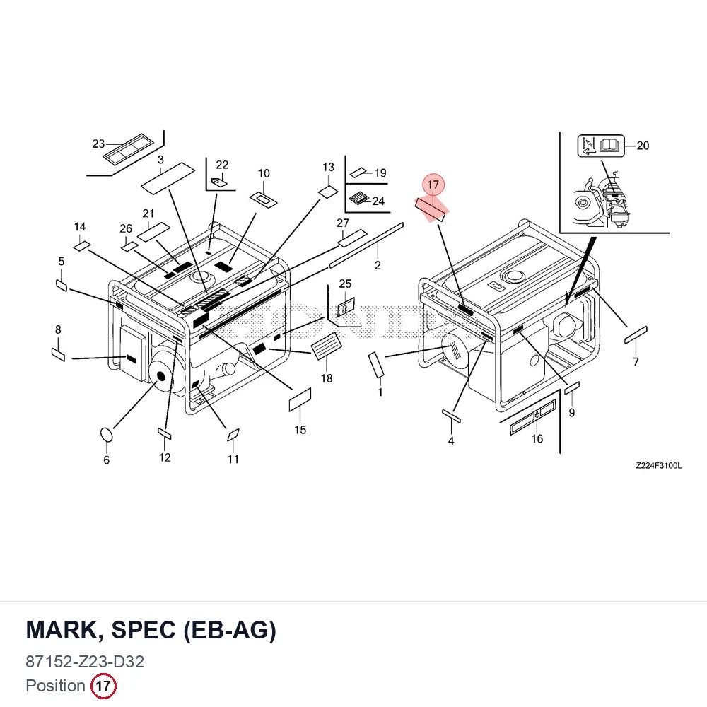 MARK, SPEC (EB-AG)