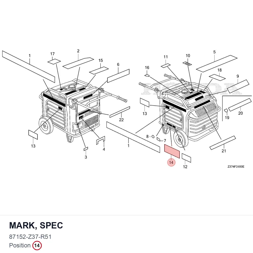 MARK, SPEC