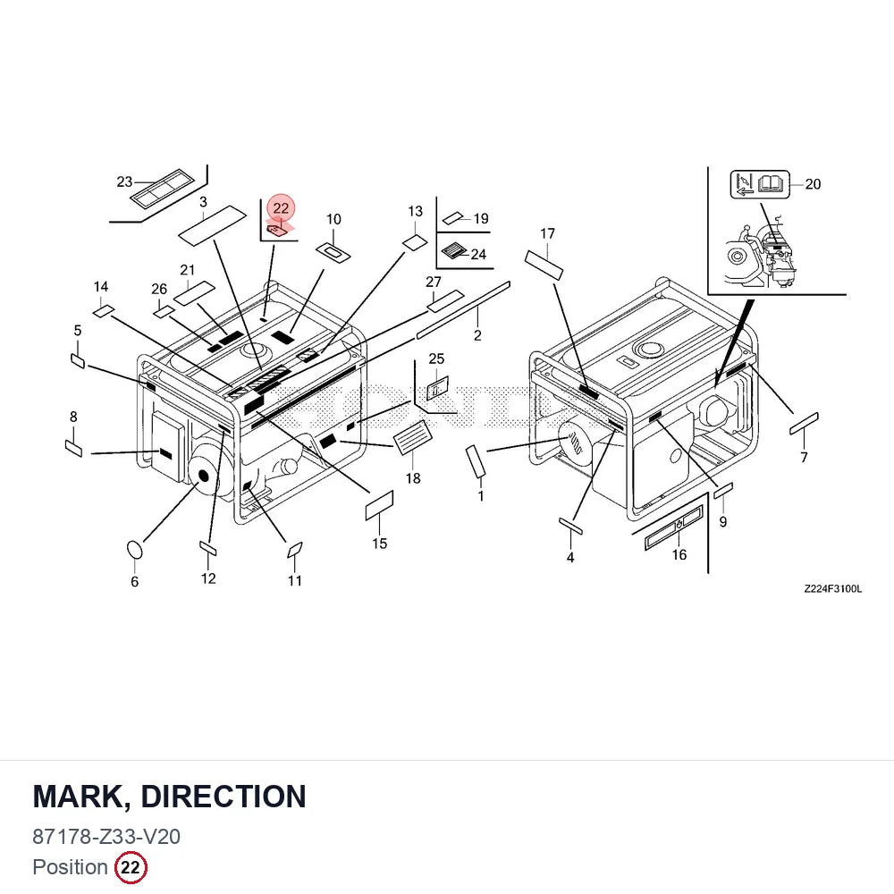 MARK, DIRECTION