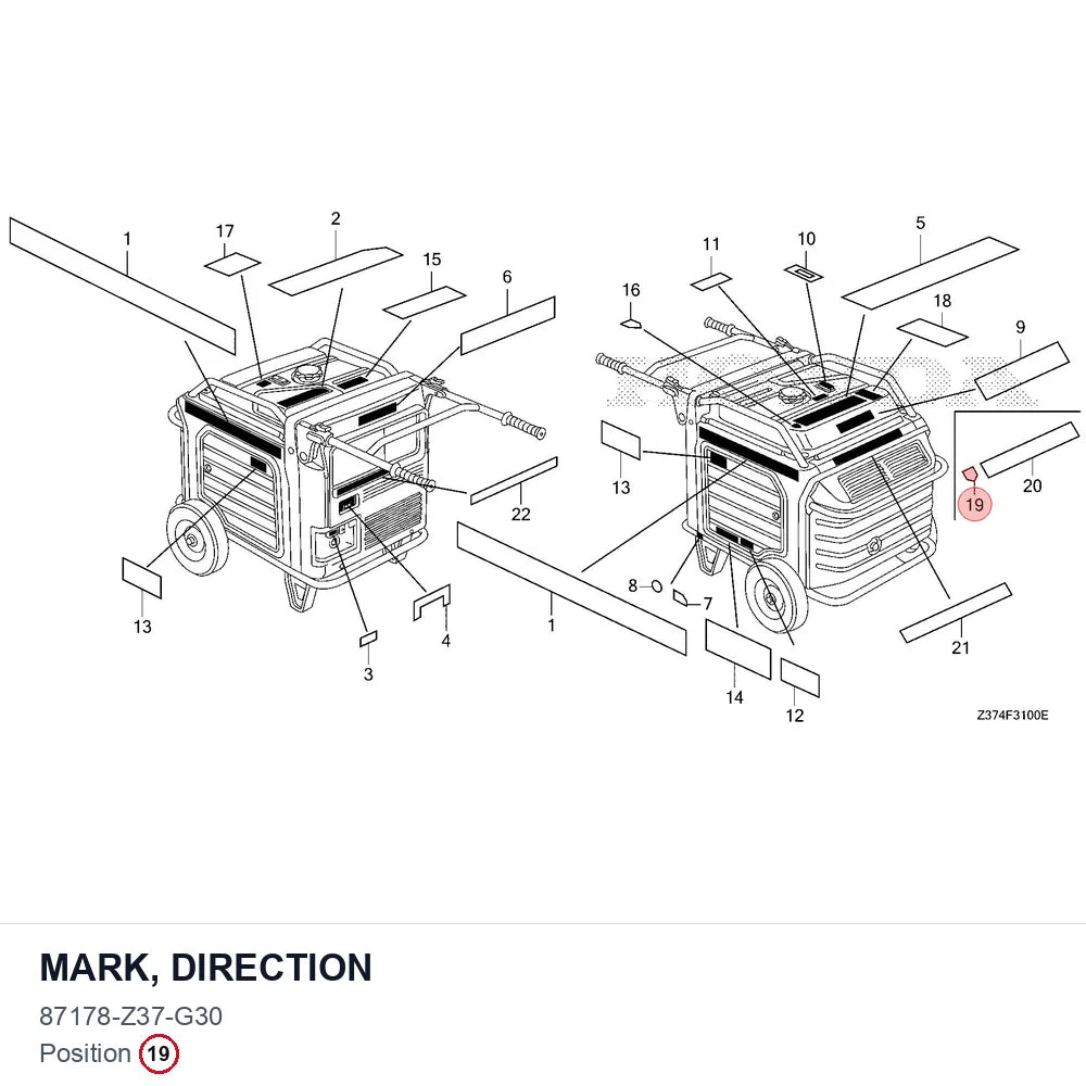 MARK, DIRECTION