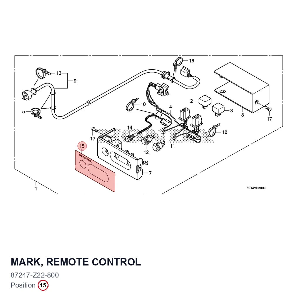 MARK, REMOTE CONTROL
